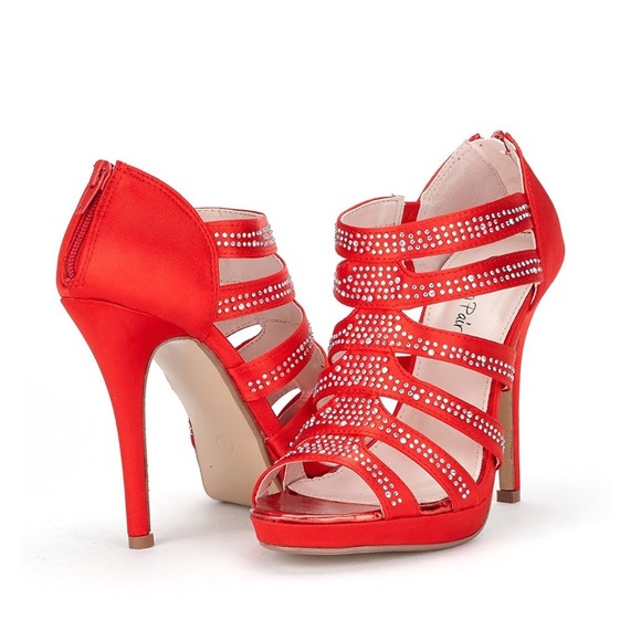 Dream Pair Rhinestone Stilettos - Picture 1 of 5